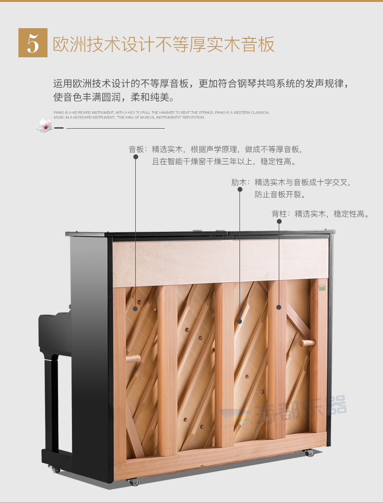 Pearl River Piano Ritter Miller Kiểm tra hiệu suất bạch kim tại nhà Dạy học sinh trưởng thành Người mới bắt đầu UP118RR Piano - dương cầm piano mini