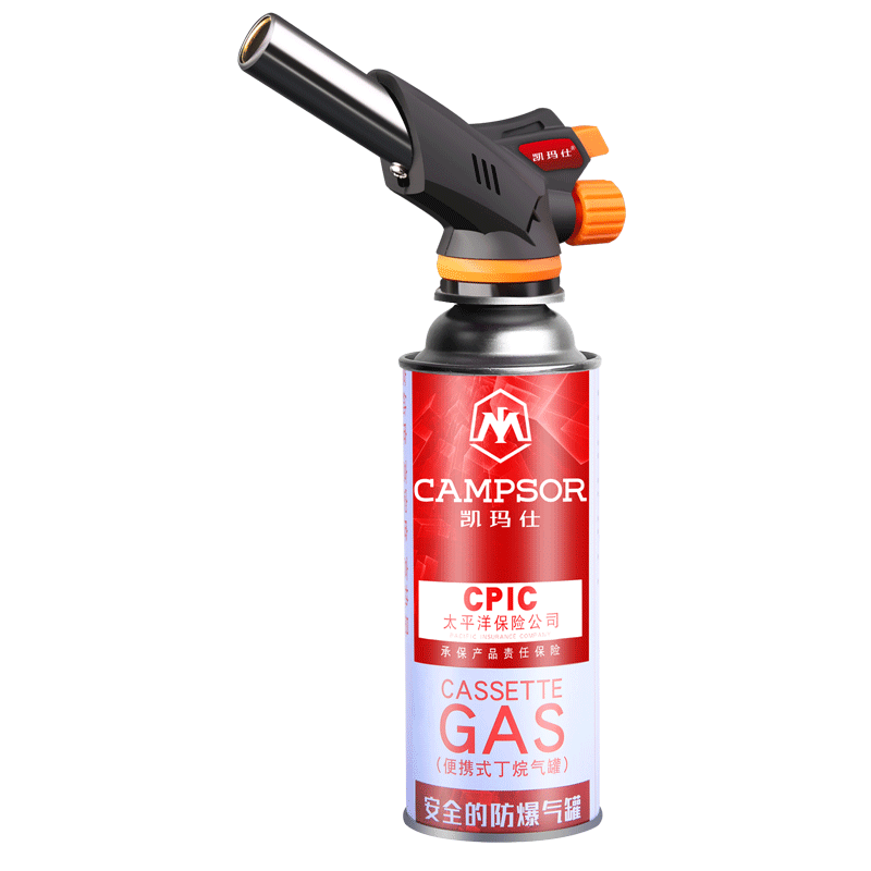 Kamashi flamethrower card type spray gun head ignition outdoor portable flamethrower high temperature welding gun spray lamp firearm head