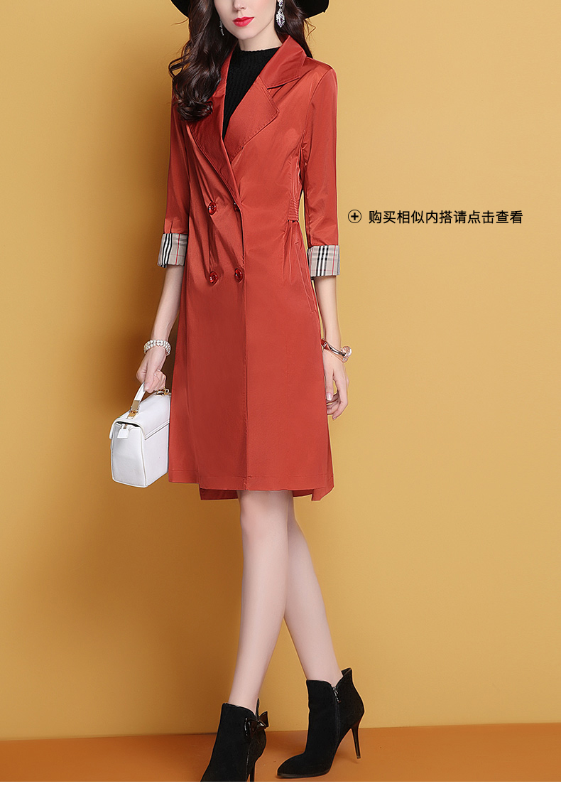 Trench pour femme POEMLADY en Polyester - Ref 3225938 Image 15