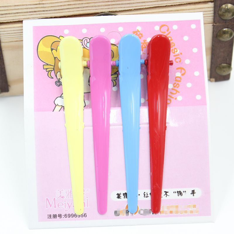 Minimalist Little Black Clip Hair Clip Carbon Steel Kid Hair Adorned Adult Head Accessories SEA SIDE CLIP KOREAN VERSION DUCKBILL CLIP DISC HAIRDRESSER