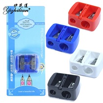 Beauty Salon Utensils Lip Pen Eyelink Pen Brow Pencil Double Holes Pencil Knife Students Lady Beauty Small Tools Home Portable
