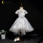 Cô gái nhỏ ăn mặc váy cưới từ nữ vai lớn trẻ em trẻ em buổi tối catwalk sinh nhật piano chủ trang phục quan ao tre em