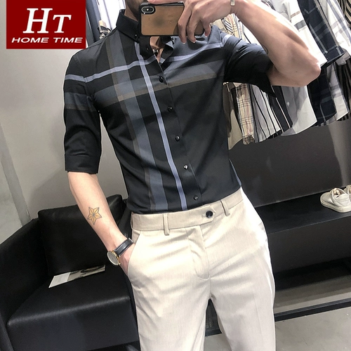 Летняя трендовая тонкая рубашка