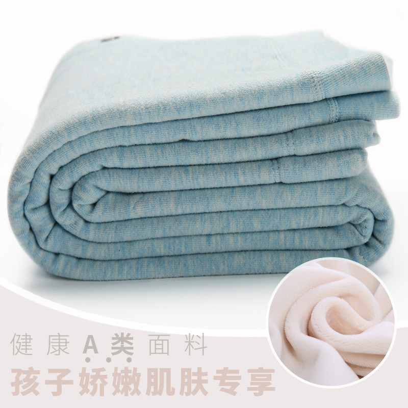 Autumn and winter children's warm pants thickened and velvet knee pads wear cotton pants girls boys underwear baby velvet pants sanitary pants