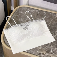 Белый бюстгальтер-топ