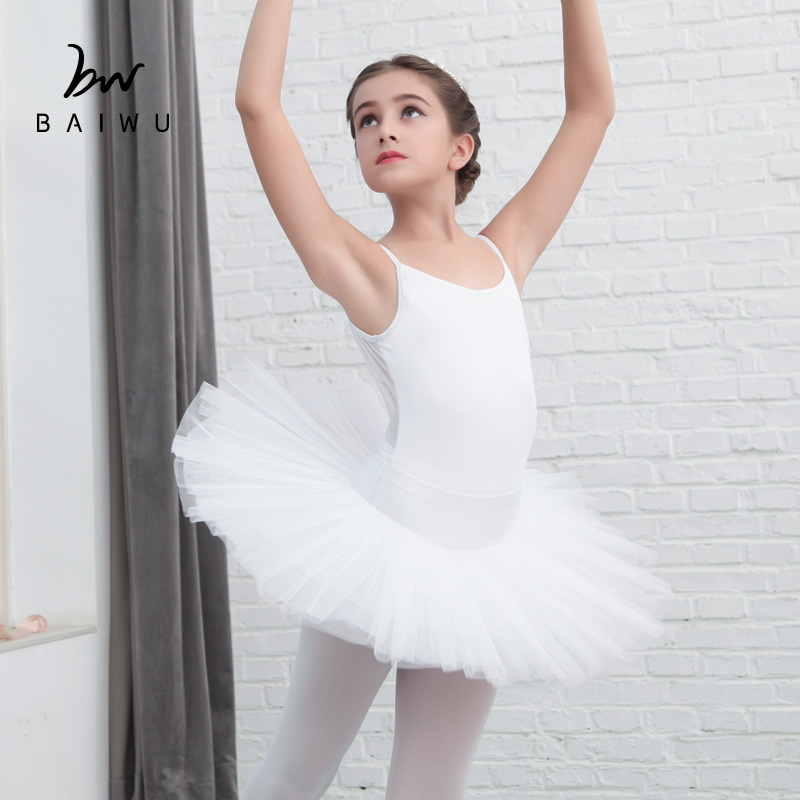 BaiUk Children Ballet Dance Five Floors TUTU Skirt Women Dance Practice Performance Fluffy Skirt 118244101