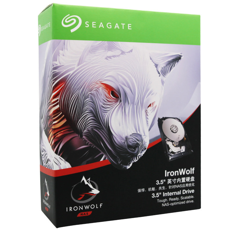 Seagate 8TB Cool Wolf ST8000VN004 NAS hard drive 256MB 7200 turn brand new