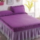 Bông giường váy dày hơn một mảnh giường ngủ ren công chúa váy bedspread váy Simmons kiểu nắp trượt xù - Váy Petti