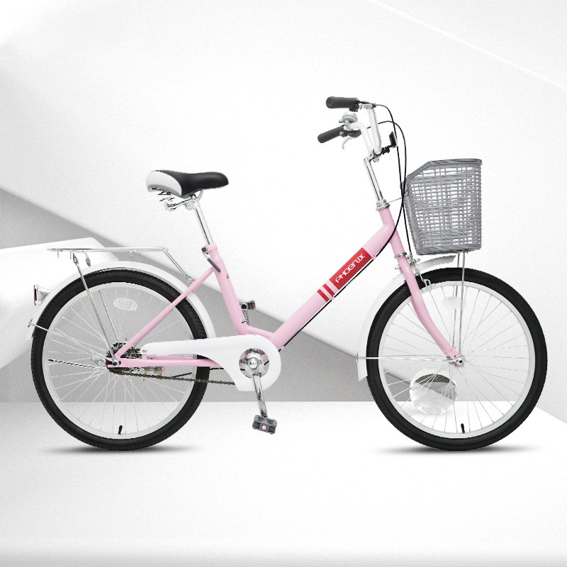 Phoenix children's bike 20 22 inch city car light commuter male and female students retro lady bike