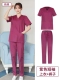 女 紫色 短袖（套装 ）纯棉