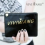 Vivi wang túi da mỹ phẩm nữ triều Hàn Quốc phiên bản đầu tiên của lớp da đổi phiếu giảm giá túi xách tay túi nhỏ điện thoại di động túi đựng giấy tờ cá nhân