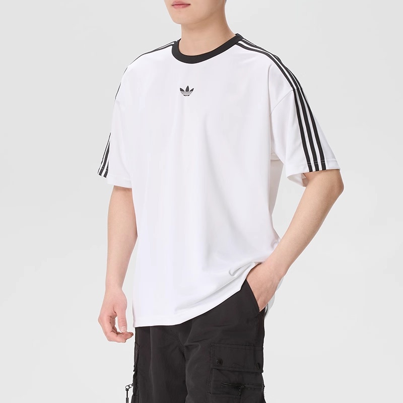 Adidas Trefoil Short-Sleeved Men's New Loose Breathable Casual Sports Top T-Shirt Kg6332 Kg6331