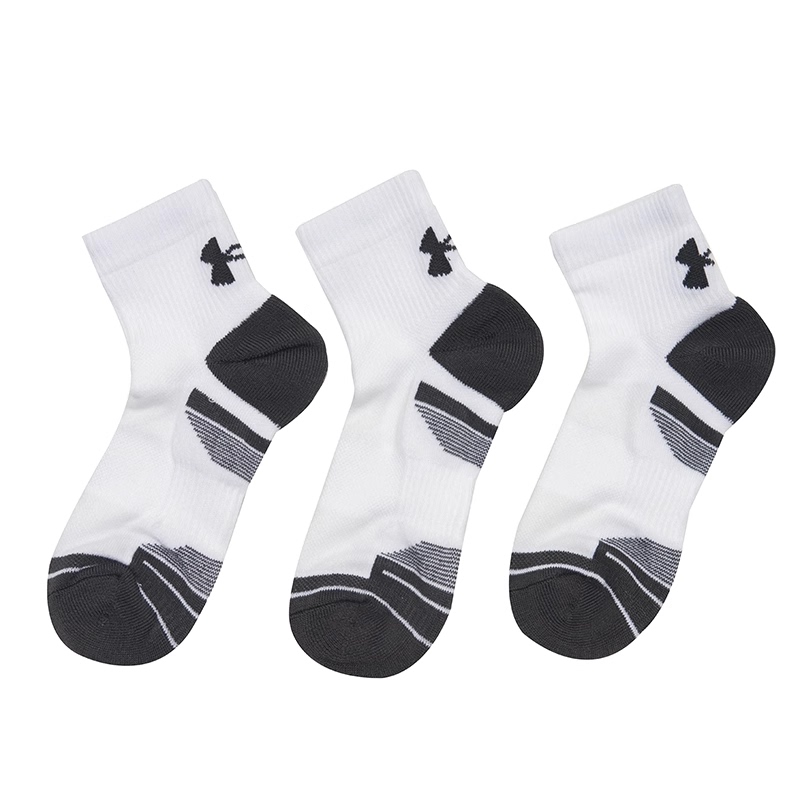 Under Armour Men's and Women's Socks, Three Pairs of Short Socks, Sports Pants, Breathable Casual Socks, Socks 1379510 1382943