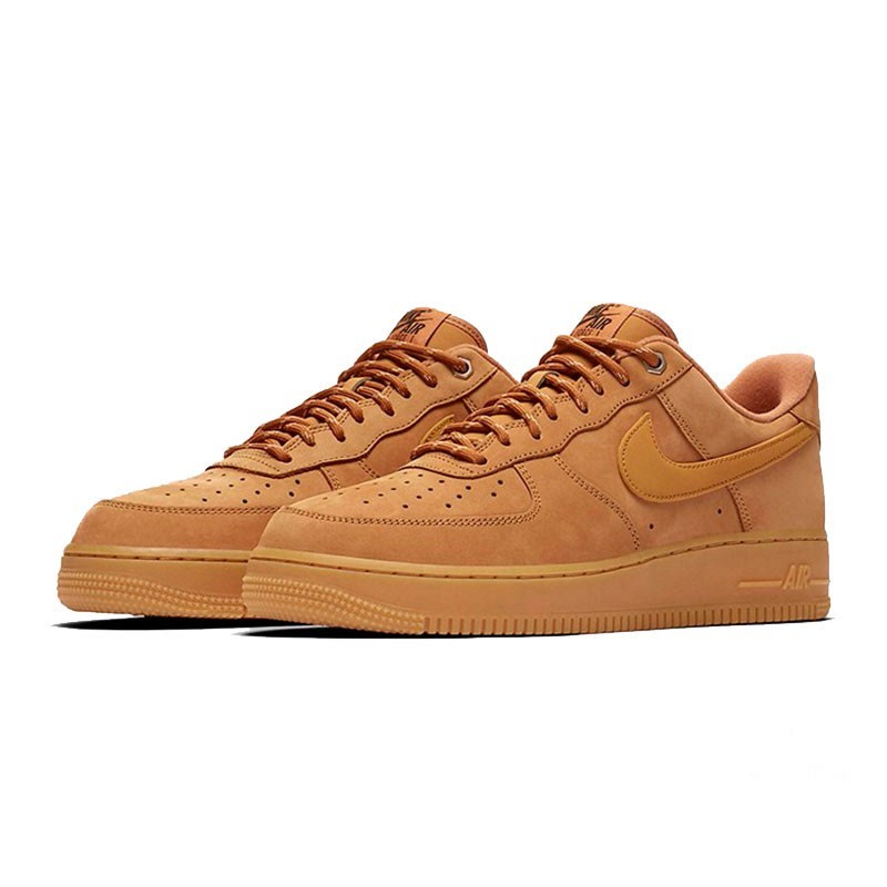 Nike Air Force 1'07 Wb Af1 Men's Shoes Sneakers Air Force One Wheat Casual Shoes Cj9179