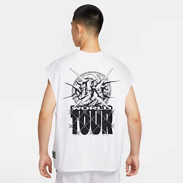 Nike Vest Men's 2025 Summer New Basketball Breathable Sleeveless Training Fitness Running Sportswear Hv1889