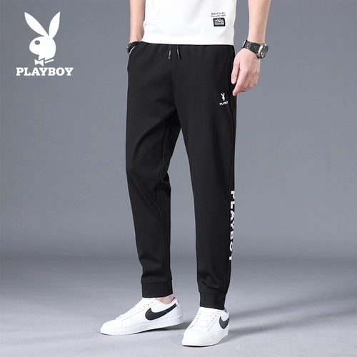 Playboy, мужские трендовые весенние штаны, коллекция 2021, в корейском стиле, свободный крой