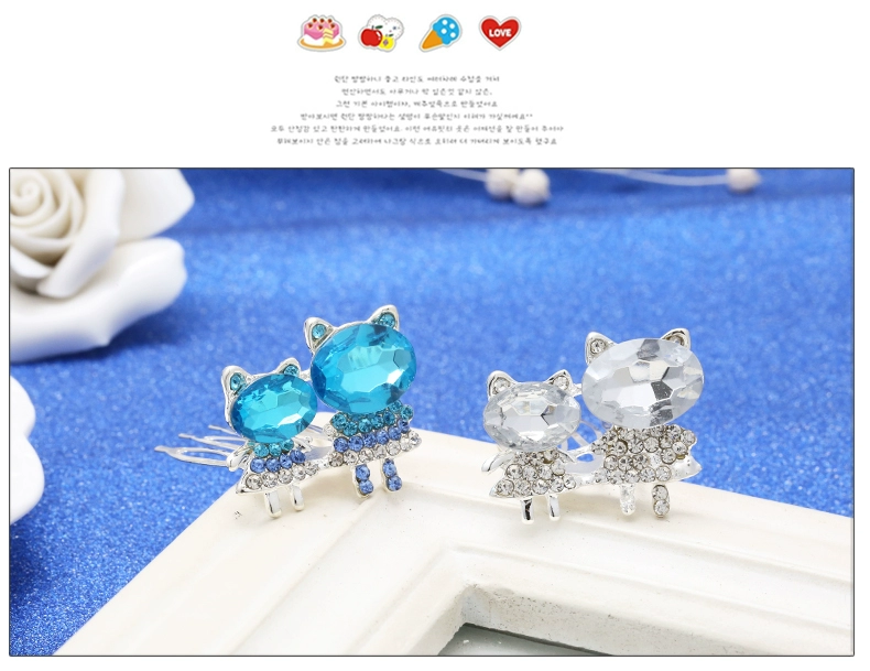 Tuổi thơ đầy sức sống, lược chải tóc cho trẻ em, công chúa bé gái, kẹp tóc rhinestone, bé gái, lược chải đầu, mũ đội đầu dây buộc tóc hàn quốc