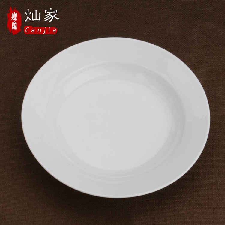 Can is steak house creative ceramic plate ceramic plate disc western - style food plate of pasta dish soup dish plate tableware