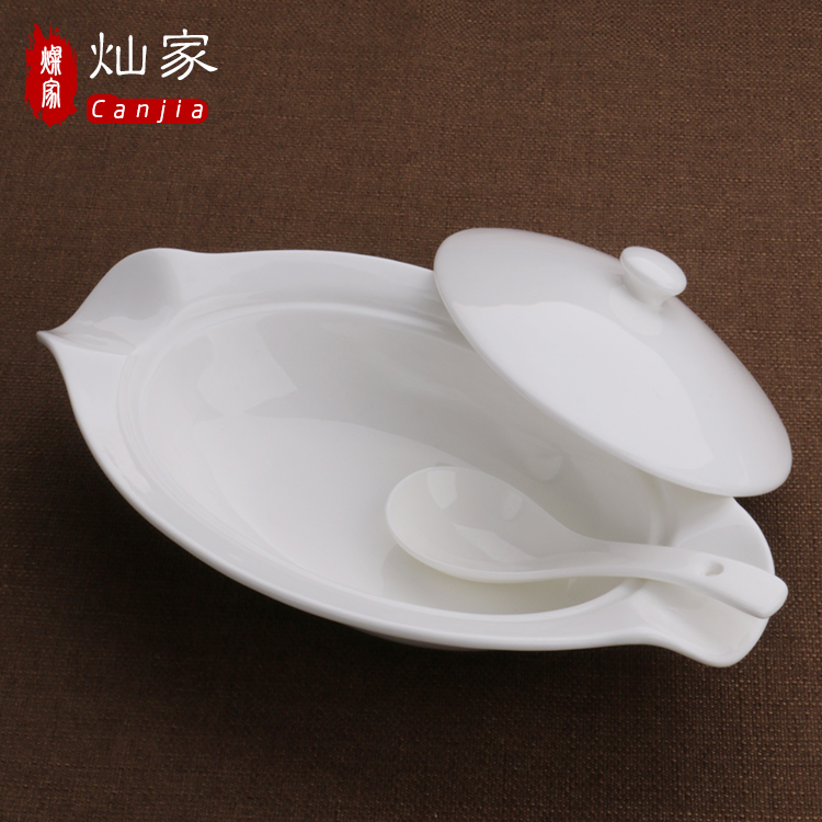 The downtown hotels ceramic plate banana ship run ice salad plate of papaya soup plate deep dish for FanPan