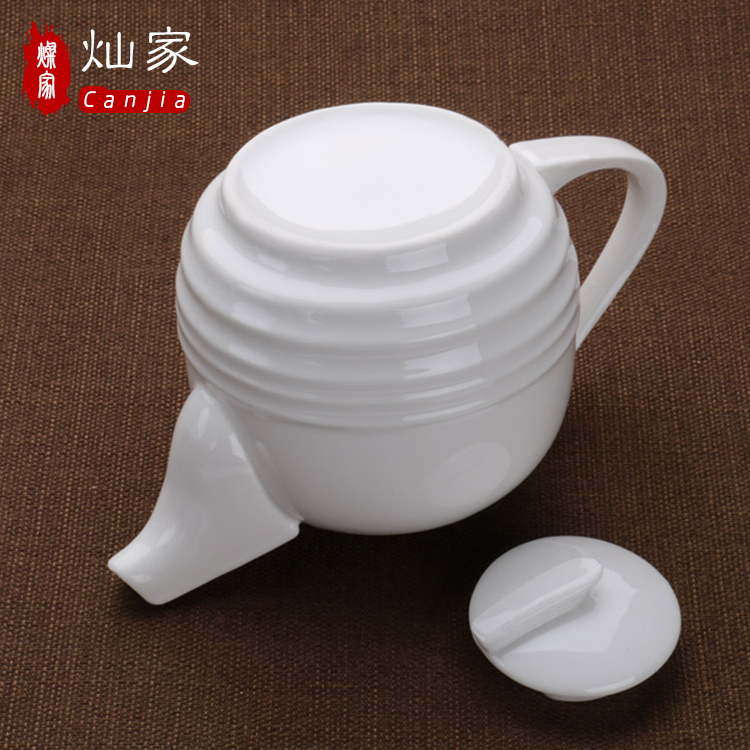 Snow good pot of pure white ceramic coffee pot cool creative teapots European ceramic pot, kettle hotel household jugs