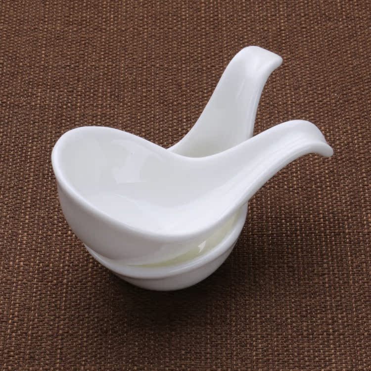 Can is home pure white ceramic tableware caviar small bowl bowl of fruit salad sauce bowl bowl creative small 4 times