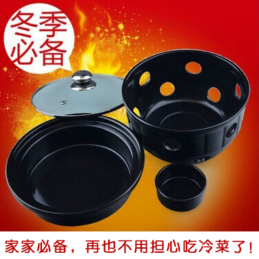 Package mail small boiler high temperature liquid solid alcohol large dry pot alcohol stove ceramic casserole soup pot