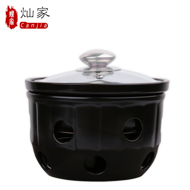 Package mail small boiler high temperature liquid solid alcohol large dry pot alcohol stove ceramic casserole soup pot
