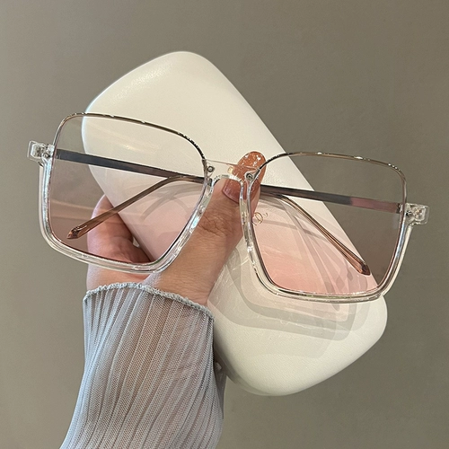 Ретро солнцезащитные очки, квадратные румяна, популярно в интернете, по фигуре, изысканный стиль