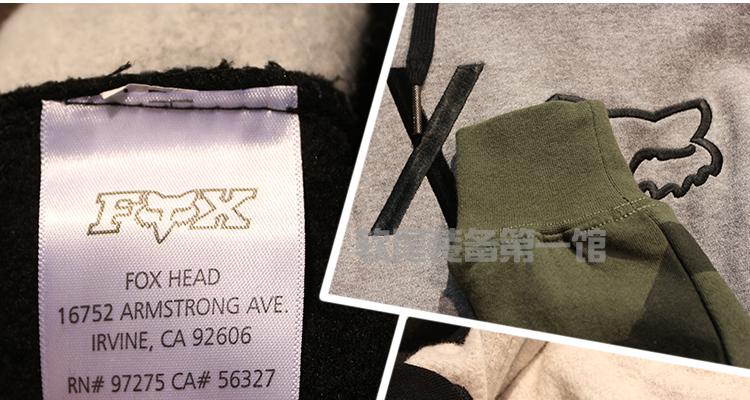 Áo len thời trang nam cổ điển FOX thể thao Mỹ - Thể thao lông cừu / jumper áo hoodie nữ màu đen