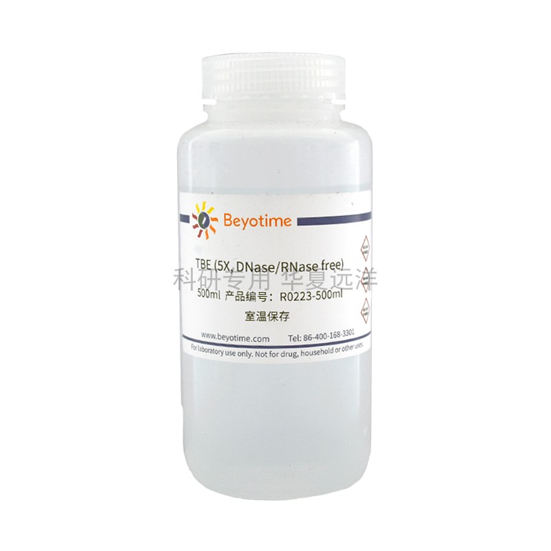 R0223-500ml TBE (5X, DNase/RNase free)