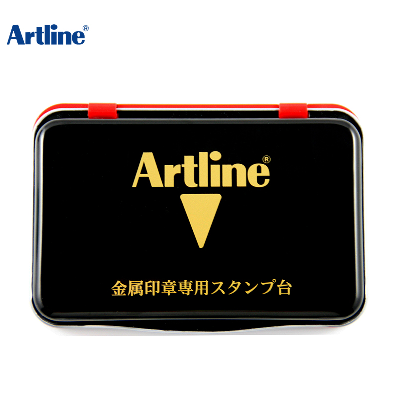 Japan flag Artline elegant metal seal using ink pad EHP-2 red(56*90mm)