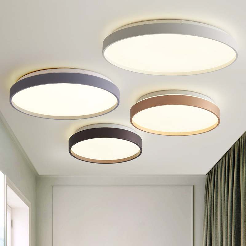 Nordic lamps minimalist modern corridor Aisle Balcony Bedroom Cloakroom Cloakroom Creative Led Round Ceiling Lamp