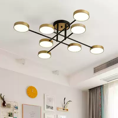 Nordic living room lights modern simple lamps creative personality Art bedroom room dining hall Hall LED ceiling light