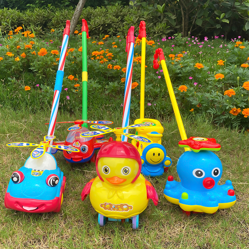 Children's hands - push to push baby baby's school push walk away boy and girl toy 1 - 2 years old