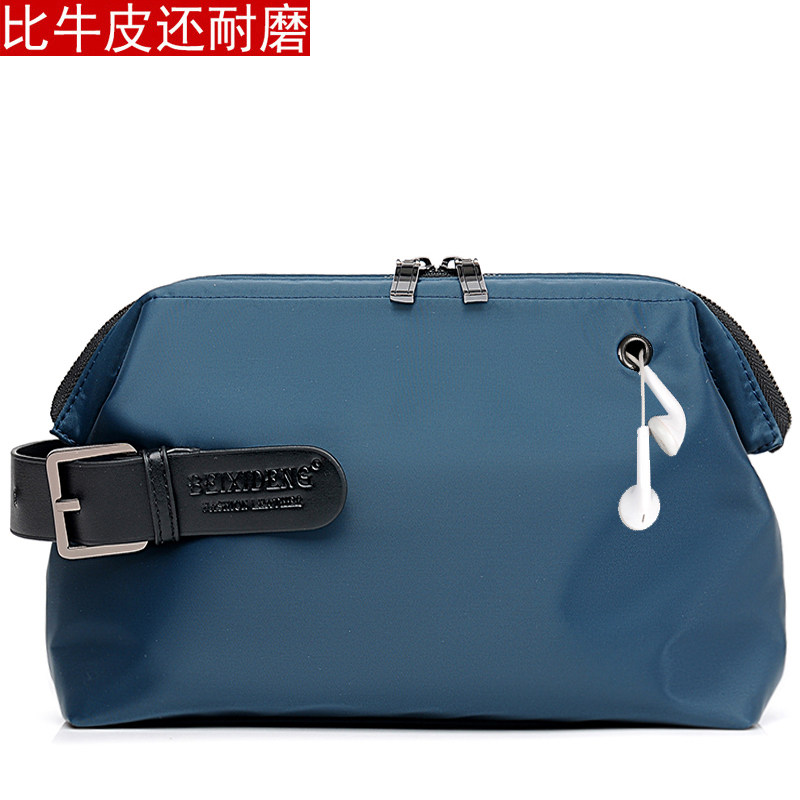2018 new men's handbags men's bags large capacity Oxford BuHandbags Nylon casual individuality hands grab bag Han version