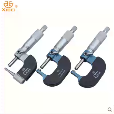 Northwest Qinghai measuring tool Wall thickness micrometer 0-25 J-type A-type outer diameter micrometer micrometer