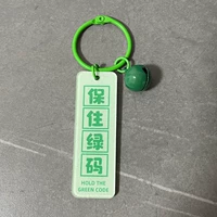 Двусторонний круглый круг сохраняет зеленый код