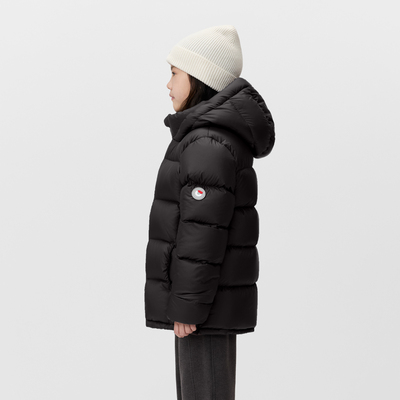 Nanny Goose Children's Short down Jacket with Hood, Warm Puffer Coat for Boys and Girls, Windproof Casual Thickened Winter Wear — 2