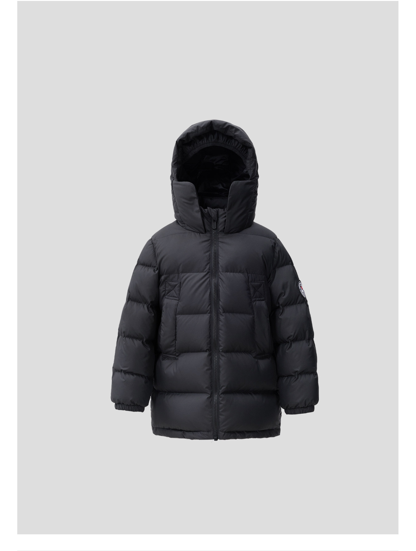 Nanny Goose Mid Length Long Length Face Care Thickened Children's down Jacket — 32