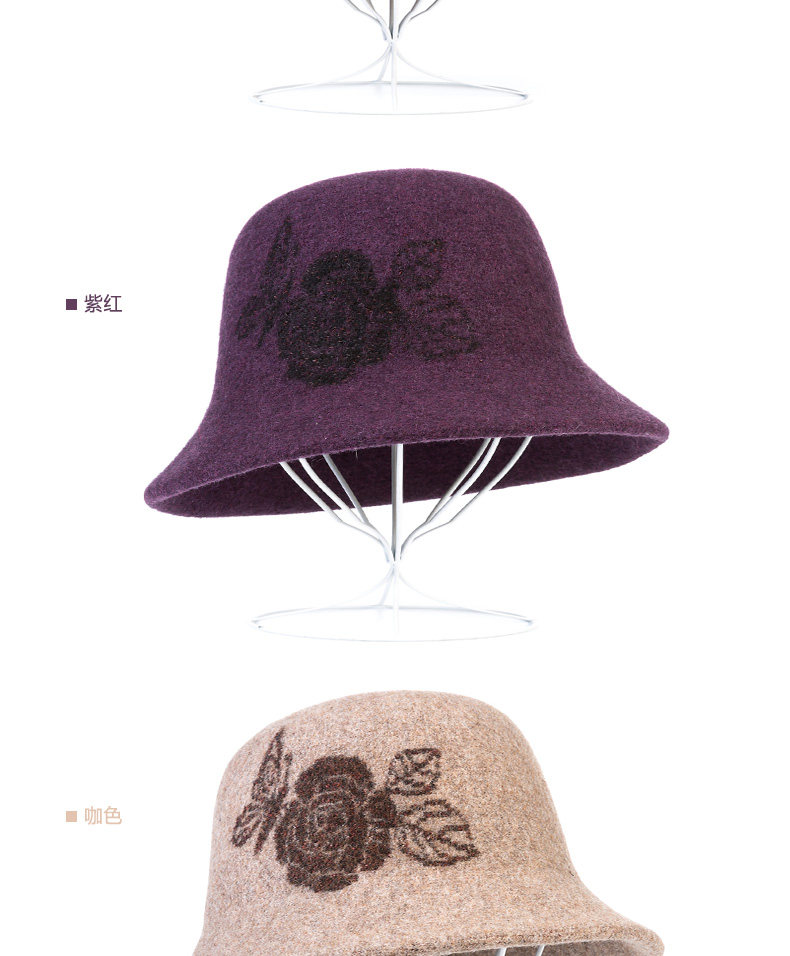 Chapeau pour femme en Melange de laine - Ref 3233344 Image 19