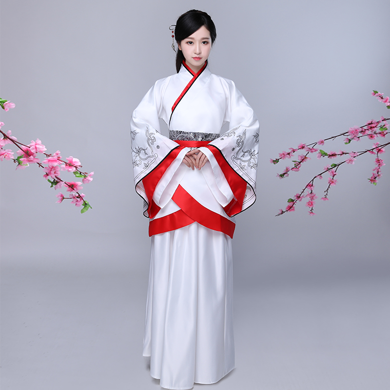 Ancient Dress Women's Clothing Hanfu Clothing Traditional Women's Clothing Traditional Women's Stage Performance Dress Fairy Dress Improved Confucianism Dresses Han Feng Students