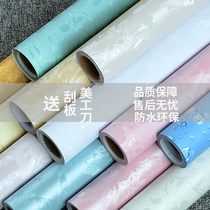 Waterproof self-adhesive wallpaper self-adhesive bedroom warm dormitory wallpaper 3d three-dimensional 10 meters simple modern home wall stickers