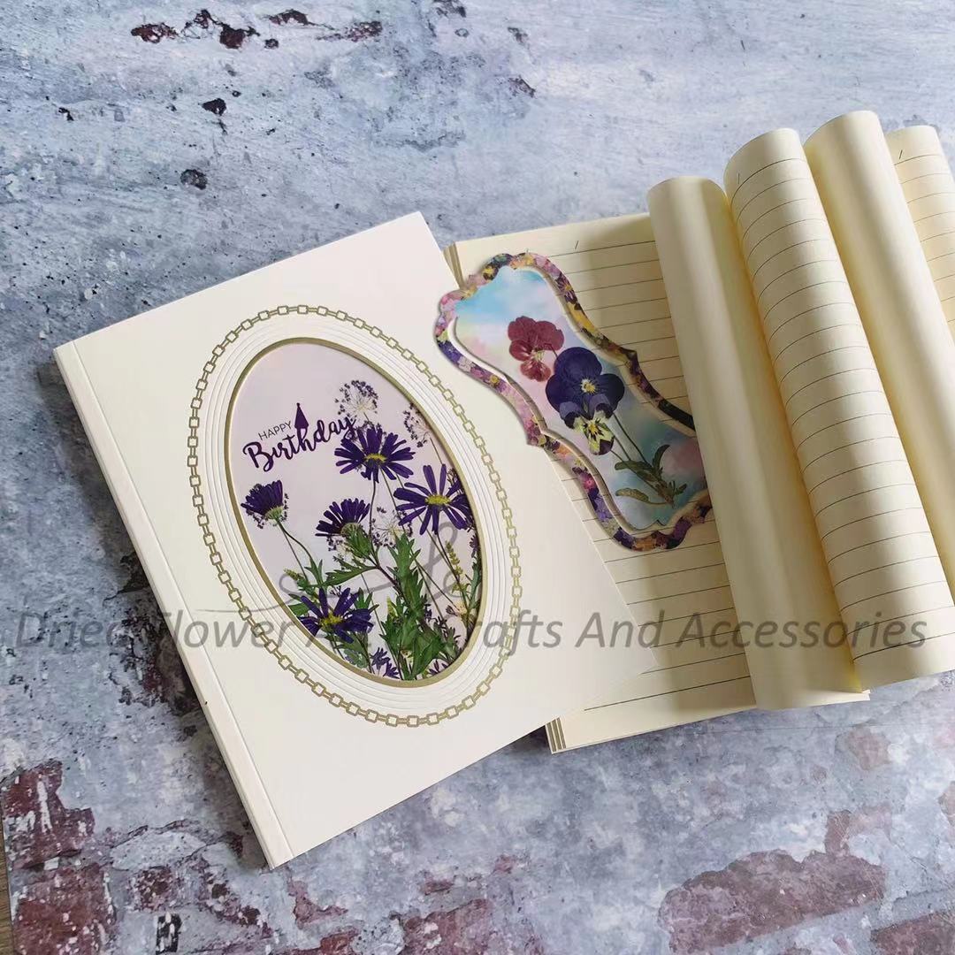 Embossing special notebook oval window opening bronzing process handmade material package diy hand-made creative gifts