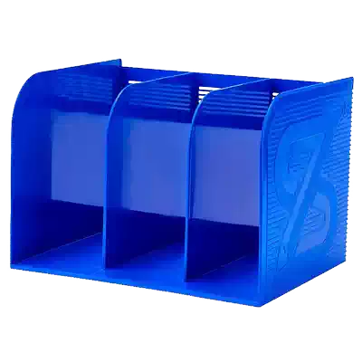 Zhaosheng ZS-58 book stand Student three-file big book stand Office stationery bookshelf book by book clip book holder desk storage