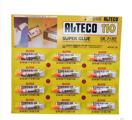 Мощный прозрачный металлический пластиковый деревянный фарфоровый клей, быстрое высыхание, 12 шт