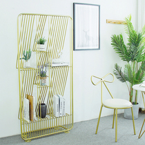 North Eurowind Network Red Decoration Partition Screen Wall Cabinet Aisle Office Things TV Background Wall Personality Art Bench