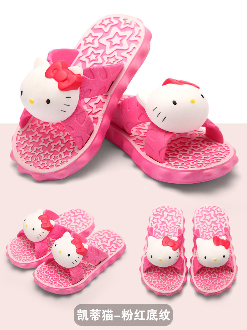 Pantoufles enfants en autre HELLO KITTY pour été - semelle autre - Ref 986484 Image 19