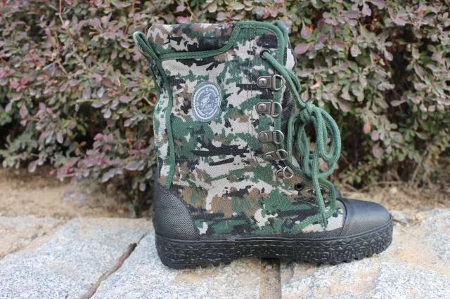 Bottes militaires pour homme en toile - Ref 1400970 Image 11