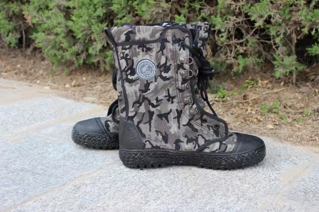 Bottes militaires pour homme en toile - Ref 1400970 Image 18