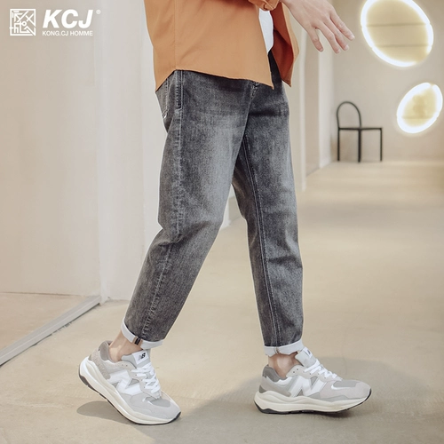 Весенние джинсы, трендовые брендовые штаны, 2021 года, оверсайз, свободный прямой крой, осенние